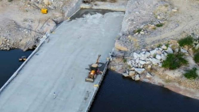   As obras foram retomadas em novembro, após passarem quase um mês paralisadas