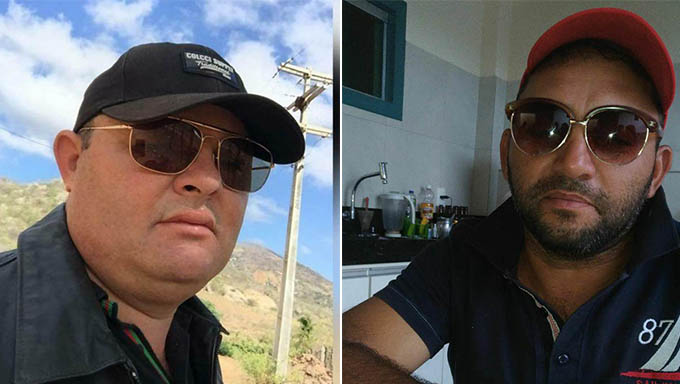  Vanarte e Demir, duas vítimas do ataque que deixou quatro mortos na cidade de João Dias, que fica no Alto Oeste do Rio Grande do Norte