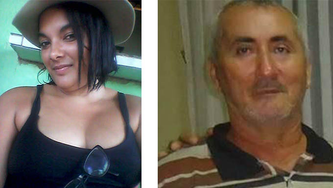   Paloma Pereira foi assassinada com várias facadas desferidas pelo marido Manoel Pereira na frente da filha de 7 anos no Centro da cidade de Frutuoso Gomes