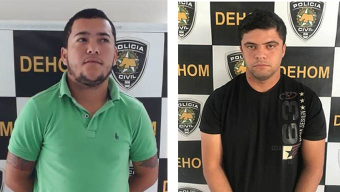   Adriano e Robson estão presos preventivamente por terem matado com tiros na cabeça as irmãs Sheyla, Samira e tentando matar Sonia, também com tiro na cabeça; Ao matar Sheyla, os assassinos também mataram o bebê com 36 semanas de gestação. Robson era o pai 