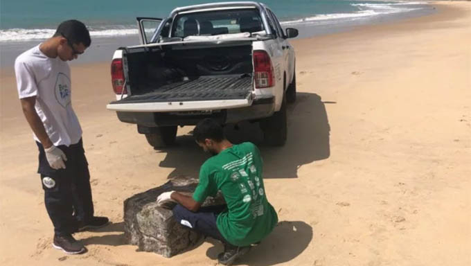   Os fardos já haviam sido encontrados em praias dos estados da Paraíba, Alagoas, Pernambuco, Ceará, Piauí e Rio Grande do Norte.