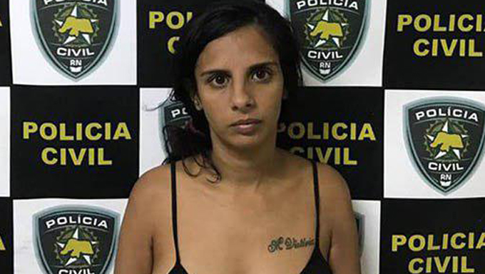   "Docinho" foi presa na cidade de Jucurutu/RN