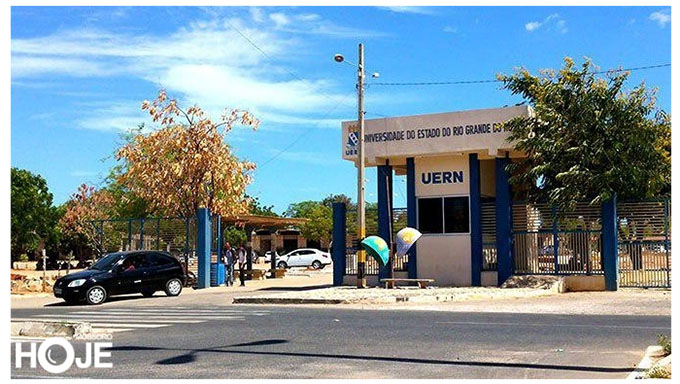  Campus Central da UERN, em Mossoró, tem segurança interna, e os assaltantes invadiram o Campus pelo lado norte