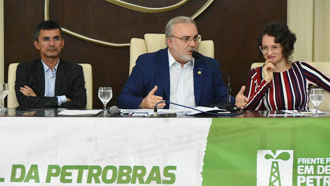   Gabinete do senador Jean Paul Prates realizou debate nesta sexta-feira (9) na Assembleia Legislativa do RN e criou Frente Parlamentar Mista em Defesa da Petrobras no RN com os deputados do RN