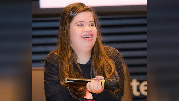   Luísa  venceu as limitações do Down.