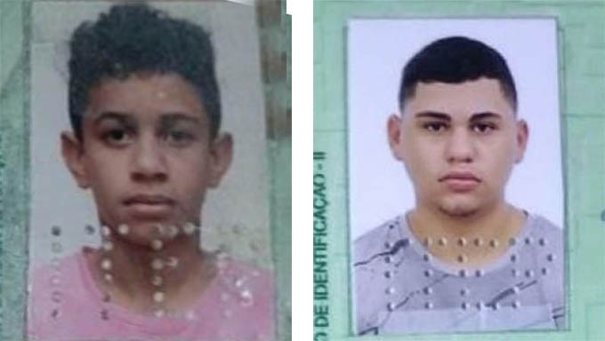   Carlos Freitas (esq.) foi morto no bairro Belo Horizonte e Francisco Ariel no bairro Dom Jaime Câmara na noite desta terça-feira, dia 15, em Mossoró