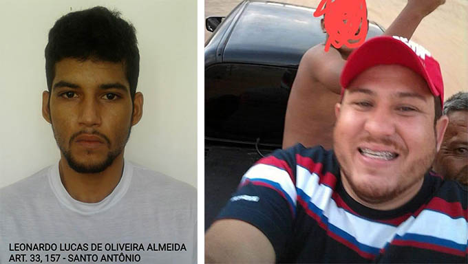   Leonardo Lucas foi morto a tiros no bairro Paredões, em Mossoró, e Hiago foi morto a tiros no Centro da cidade de Baraúnas