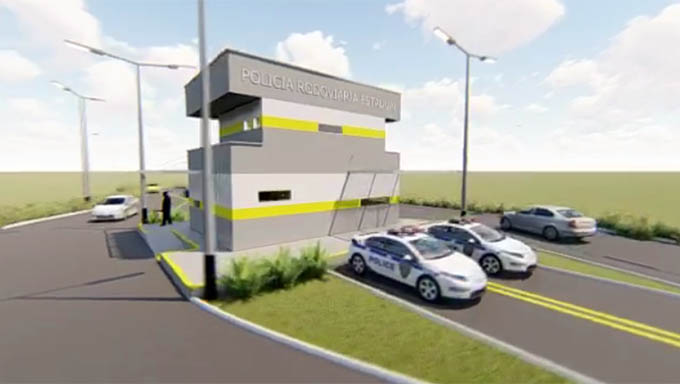  Mossoró vai ganhar, com apoio de Isolda, Posto Policial modelo na RN 117 -A nova estrutura terá dois pavimentos com: 02 salas de fiscalização para a RN 117, sala para administração, lavabo com acessibilidade, cozinha e copa, dormitório, banheiros, varanda de observação, alças de acesso para veículos, estacionamento, iluminação externa, e sistema de segurança (CFTV). 