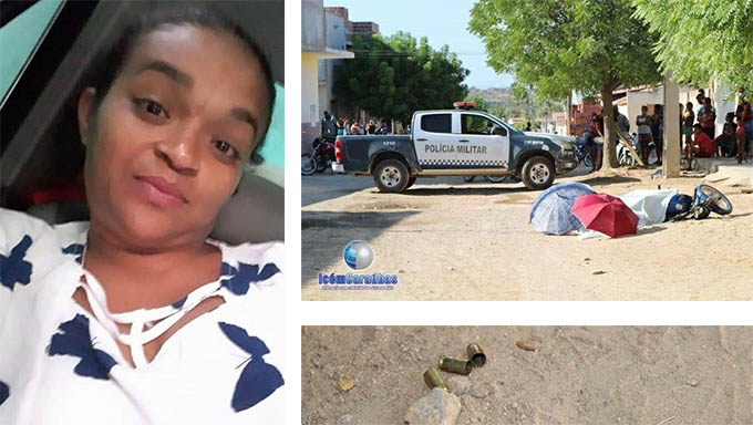  Vítima Manuela Xavir estava saindo de casa numa motocicleta quando foi baleada várias vezes e morreu