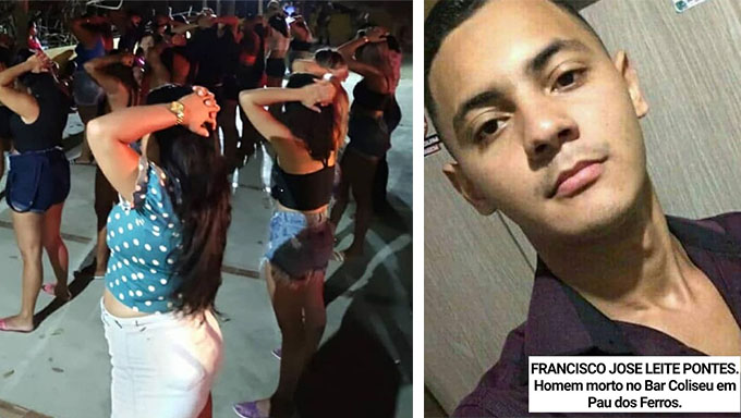   O evento estava acontecendo durante a madrugada deste domingo, 27, no Bar Coliseu. No local, os policiais conseguiram localizar cinco apenados e na troca de tiros, o jovem Francisco José Leite Pontes (FOTO) restou baleado e não resistiu. Apreenderam arma calibre 38 com munições deflagradas