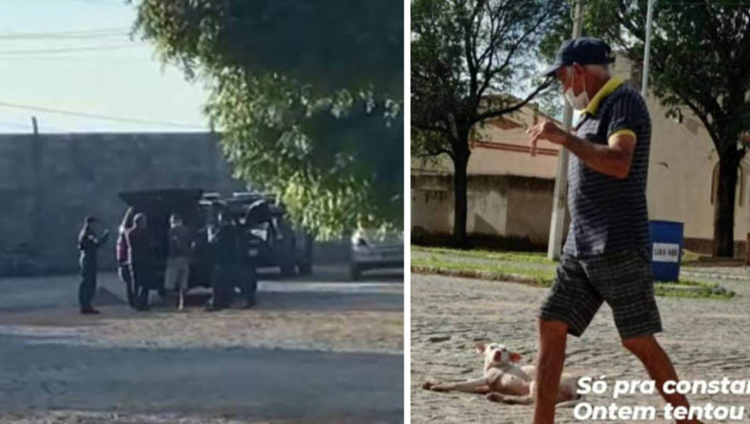 Imagem 1 - Idoso é preso e autuado em flagrante por violentar de animais de rua em Janduís. Um idoso conhecido como “Fernando das Cachorras” foi preso na tarde desta quinta-feira (20), após abusar de uma cadelinha de rua, no município de Janduís. O homem já é conhecido pelos crimes na região. De acordo com a bacharel em direito Angélica Mariana, há relatos sobre ele há cerca de 10 anos também em Campo Grande e Messias Targino. Nas ruas, ele ameaça os moradores que tentam proteger os animais. O MOSSORÓ HOJE foi procurado com um pedido de ajuda para expor o caso, no intuito de pressionar as autoridades para que tomem providências para mantê-lo preso. Imagem 1 - Idoso é preso e autuado em flagrante por violentar de animais de rua em Janduís. Um idoso conhecido como “Fernando das Cachorras” foi preso na tarde desta quinta-feira (20), após abusar de uma cadelinha de rua, no município de Janduís. O homem já é conhecido pelos crimes na região. De acordo com a bacharel em direito Angélica Mariana, há relatos sobre ele há cerca de 10 anos também em Campo Grande e Messias Targino. Nas ruas, ele ameaça os moradores que tentam proteger os animais. O MOSSORÓ HOJE foi procurado com um pedido de ajuda para expor o caso, no intuito de pressionar as autoridades para que tomem providências para mantê-lo preso.