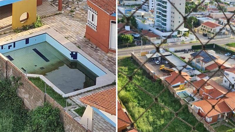 Imagem 1 -  O Portal Mossoró Hoje recebeu denúncias de moradores do bairro Nova Bethania, preocupados em ter que conviver com inúmeros focos do mosquito na região. A situação é mais grave pelo número de imóveis fechados, muitos deles com piscinas e que contam com pouco ou nenhum retorno dos proprietários para a realização de limpeza ou eliminação de possíveis criadouros. Segundo a diretora de vigilância em saúde, Cibelle Cunha, os moradores identificarem imóveis fechados ou abandonados, com criadouros do mosquito, podem denunciar ao Centro de Controle de Zoonoses através do telefone (84) 3315-4833, que os agentes irão fazer a notificação.