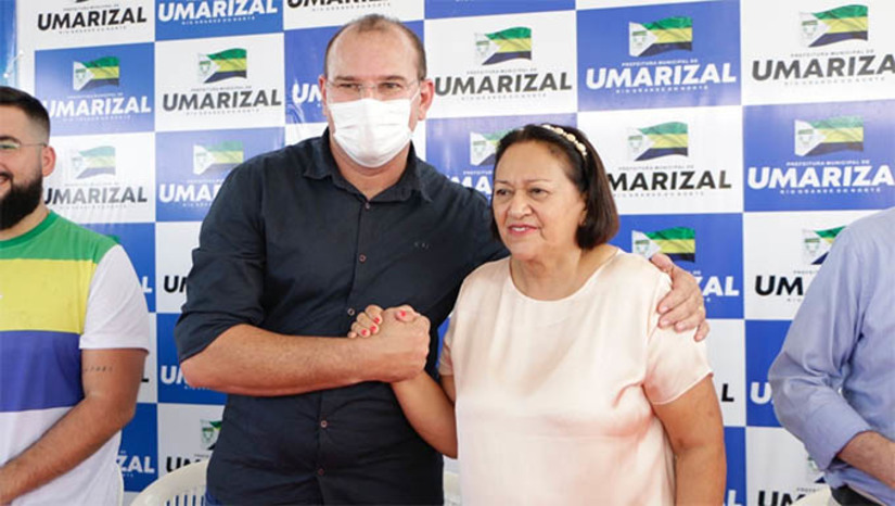 Imagem 1 - Declaração da governadora foi durante a solenidade de assinatura da ordem de serviço para construir a Escola Técnica no município de Umarizal, na região Oeste do Rio Grande do Norte. O prefeito Raimundo Pezão, presente a solenidade, enalteceu o investimento, de quase 10 milhões, que vai abrir 1.400 vagas de ensino técnico para Umarizal e cidades vizinhas. Imagem 1 - Declaração da governadora foi durante a solenidade de assinatura da ordem de serviço para construir a Escola Técnica no município de Umarizal, na região Oeste do Rio Grande do Norte. O prefeito Raimundo Pezão, presente a solenidade, enalteceu o investimento, de quase 10 milhões, que vai abrir 1.400 vagas de ensino técnico para Umarizal e cidades vizinhas.
