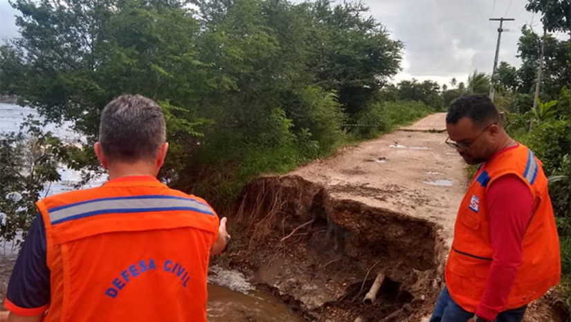 Imagem 1 -  As chuvas que faltam para encher os principais reservatórios no Seridó (Itans e Gargalheiras), Vale do Açu (Armando Ribeiro) e Alto Oeste do Rio Grande do Norte (Santa Cruz), sobra na região da Grande Natal, onde o número de municípios com Decreto de Emergência chega a 16, com 1.314 desabrigados e mais de 73 mil afetados em função das fortes chuvas nesta região nas últimas duas semanas.