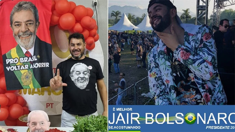 Imagem 1 - A vítima Marcelo Aloíso Arruda, que é guarda municipal, usando a arma funcional, numa tentativa de se defender dentro de sua festa de 50 anos, conseguiu balear o invasor Jorge José da Rocha Guaranhos, que está hospitalizado e estável. Veja o vídeo do ataque e o que diz as autoridades de vários partidos, inclusive o presidente Bolsonaro, sobre a tragédia em Foz do Iguaçu Imagem 1 - A vítima Marcelo Aloíso Arruda, que é guarda municipal, usando a arma funcional, numa tentativa de se defender dentro de sua festa de 50 anos, conseguiu balear o invasor Jorge José da Rocha Guaranhos, que está hospitalizado e estável. Veja o vídeo do ataque e o que diz as autoridades de vários partidos, inclusive o presidente Bolsonaro, sobre a tragédia em Foz do Iguaçu