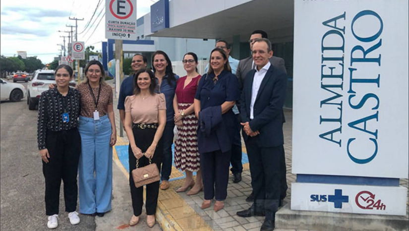 Imagem 1 - A corregedora-geral do MPRN, Iadya Gama Maio, acompanhada com o promotor Rodrigo Pessoal e equipe técnica, inspecionou na tarde desta segunda-feira, 11, o funcionamento do Hospital Maternidade Almeida Castro, que é administrado por uma junta de intervenção judicial fiscalizado pelo Ministério Público Imagem 1 - A corregedora-geral do MPRN, Iadya Gama Maio, acompanhada com o promotor Rodrigo Pessoal e equipe técnica, inspecionou na tarde desta segunda-feira, 11, o funcionamento do Hospital Maternidade Almeida Castro, que é administrado por uma junta de intervenção judicial fiscalizado pelo Ministério Público
