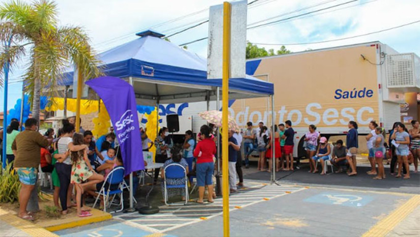 Imagem 1 - A prefeita Lidiane Marques (PSDB) parabenizou o Sesc pelo trabalho que desenvolve junto aos municípios, através de parcerias com as prefeituras. “Muito importante essa parceria que firmamos que tem a proposta de trilhar com saúde bucal completa”, observou a prefeita Lidiane Marques Imagem 1 - A prefeita Lidiane Marques (PSDB) parabenizou o Sesc pelo trabalho que desenvolve junto aos municípios, através de parcerias com as prefeituras. “Muito importante essa parceria que firmamos que tem a proposta de trilhar com saúde bucal completa”, observou a prefeita Lidiane Marques
