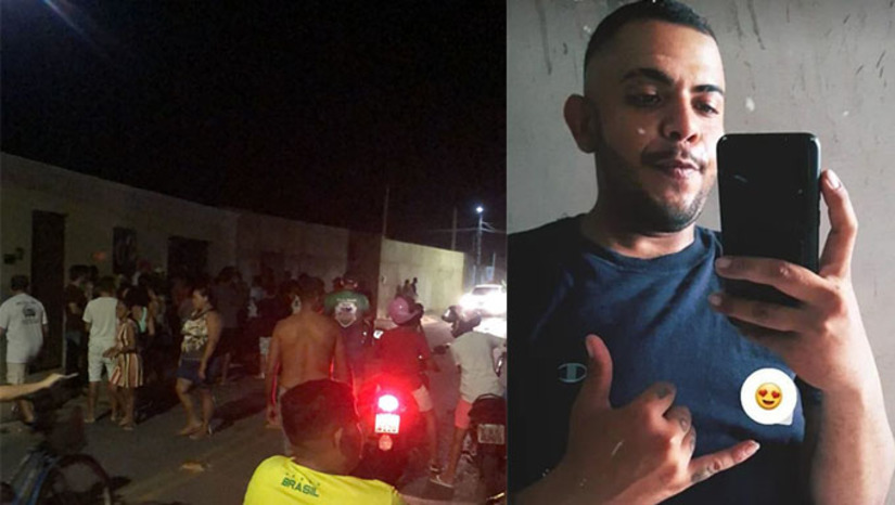 Imagem 1 - Crime de homicídio aconteceu na porta da casa da vítima Ronaldo Antonny no bairro Aeroporto II, zona oeste da cidade. A Polícia Militar apurou no local que um homem o matou e fugiu numa Biz. Neste final de semana, a Polícia registrou outras cinco ocorrências de crimes contra a vida na capital do Oeste, um dos finais de semana mais violentos do ano de 2022 Imagem 1 - Crime de homicídio aconteceu na porta da casa da vítima Ronaldo Antonny no bairro Aeroporto II, zona oeste da cidade. A Polícia Militar apurou no local que um homem o matou e fugiu numa Biz. Neste final de semana, a Polícia registrou outras cinco ocorrências de crimes contra a vida na capital do Oeste, um dos finais de semana mais violentos do ano de 2022