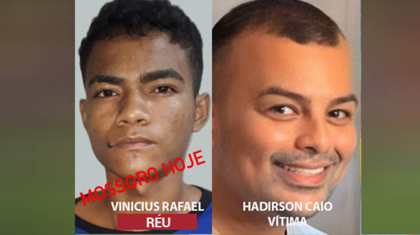 Imagem 1 - Acusado de matar o fisioterapeuta Hadirson Kaio vai à júri popular nesta terça, 29. O crime aconteceu no dia 8 de maio de 2022, nas proximidades de uma motel, localizado no bairro Santa Delmira. Vinicius Rafael Silva de Araújo é réu confesso e afirmou ter matado Hadirson Kaio Marcelino da Silva, de 29 anos, asfixiado com um fio, após ter feito um programa com ele e este ter se recusado a realizar o pagamento. Nesta terça, Vinicius irá responder pelo crime de homicídio triplamente qualificado, cometido por motivo fútil, por meio cruel e sem chances de defesa da vítima. O júri popular está previsto para ser iniciado às 9h, no Fórum Municipal Desembargador Silveira Martins. Imagem 1 - Acusado de matar o fisioterapeuta Hadirson Kaio vai à júri popular nesta terça, 29. O crime aconteceu no dia 8 de maio de 2022, nas proximidades de uma motel, localizado no bairro Santa Delmira. Vinicius Rafael Silva de Araújo é réu confesso e afirmou ter matado Hadirson Kaio Marcelino da Silva, de 29 anos, asfixiado com um fio, após ter feito um programa com ele e este ter se recusado a realizar o pagamento. Nesta terça, Vinicius irá responder pelo crime de homicídio triplamente qualificado, cometido por motivo fútil, por meio cruel e sem chances de defesa da vítima. O júri popular está previsto para ser iniciado às 9h, no Fórum Municipal Desembargador Silveira Martins.