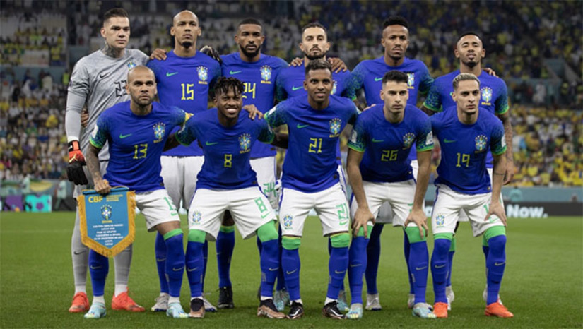 Imagem 1 -  Com gol nos minutos finais, Seleção brasileira reserva é superada por Camarões no último jogo da fase de grupos. Canarinho avança em primeiro e vai encarar a Coreia do Sul nas oitavas, às 16 horas de segunda-feira, dia 5. Confira os confrontos das Oitavas de Final da Copa do Qatar (Foto: Lucas Figueiredo/CBF)