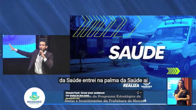 Imagem 1 -  Os projetos foram detalhados no lançamento do Programa Mossoró Realiza semana passada pelo prefeito Allyson Bezerra no Teatro Municipal e serão executadas com recursos do Governo Federal e também de operações de crédito junto a instituições bancárias nacionais e do exterior.