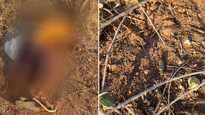 Imagem 1 - Corpo de homem é encontrado na estrada do óleo, Bairro Santo Antônio, em Mossoró. A vítima foi encontrada em uma área de mata, por populares que acionaram a Polícia Militar via Ciosp. O corpo foi encontrado por volta das 16h50 desta quarta-feira (14). O homem, ainda não identificado, possui ferimentos compatíveis com disparos de arma de fogo. A PM isolou o local e aguarda a chegada do Itep e da Polícia Civil para iniciar as investigações. Imagem 1 - Corpo de homem é encontrado na estrada do óleo, Bairro Santo Antônio, em Mossoró. A vítima foi encontrada em uma área de mata, por populares que acionaram a Polícia Militar via Ciosp. O corpo foi encontrado por volta das 16h50 desta quarta-feira (14). O homem, ainda não identificado, possui ferimentos compatíveis com disparos de arma de fogo. A PM isolou o local e aguarda a chegada do Itep e da Polícia Civil para iniciar as investigações.