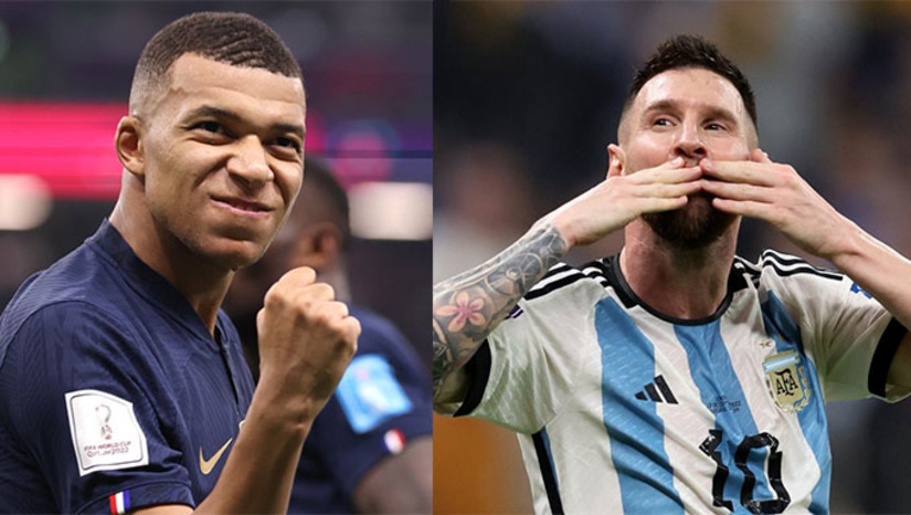 Imagem 1 - A equipe que Kylian Mbappe brilha e a que Lionel Messi é a principal estrela entram em campo logo mais, a partir das 12h (horário de Brasília) deste domingo (18) no Estádio de Lusail, para disputar o título da Copa do Catar. Tanto para europeus como para sul-americanos a decisão será a oportunidade de alcançarem o terceiro título na competição. O jogo final da Copa do Qatar, para os brasileiros, resta torcer para uma bela exibição dos craques Lionel Messi e Kylian Mbappe, as principais estrelas dos dois times, assim como foi de arrepiar a solenidade de fechamento da copa. Imagem 1 - A equipe que Kylian Mbappe brilha e a que Lionel Messi é a principal estrela entram em campo logo mais, a partir das 12h (horário de Brasília) deste domingo (18) no Estádio de Lusail, para disputar o título da Copa do Catar. Tanto para europeus como para sul-americanos a decisão será a oportunidade de alcançarem o terceiro título na competição. O jogo final da Copa do Qatar, para os brasileiros, resta torcer para uma bela exibição dos craques Lionel Messi e Kylian Mbappe, as principais estrelas dos dois times, assim como foi de arrepiar a solenidade de fechamento da copa.