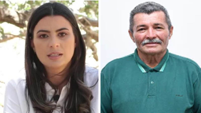 Imagem 1 - Justiça decreta prisão da vice-prefeita e do presidente da Câmara de João Dias; os dois estão foragidos. Damaria Jacome de Oliveira e Laete Jácome de Oliveira, também foram afastados dos respectivos cargos por 180 dias. Os dois, que são pai e filha, são acusados de terem cometido extorsão contra o atual prefeito da cidade, para que ele renunciasse ao cargo e a vice assumisse a Prefeitura local. O prefeito eleito em 2020, temendo pelas ameaças que vinha sofrendo da vice-prefeita e do presidente da Câmara Municipal, renunciou em 27 de julho de 2021. As ameaças de morte eram dirigidas a ele e à família dele. Damária e Laete são considerados foragidos da Justiça. O MPRN disponibiliza o Disque Gaeco (84) 98863-4585 e o e-mail denuncia@mprn.mp.br para quem tiver informações sobre o paradeiro deles. O sigilo é garantido pelo órgão. Imagem 1 - Justiça decreta prisão da vice-prefeita e do presidente da Câmara de João Dias; os dois estão foragidos. Damaria Jacome de Oliveira e Laete Jácome de Oliveira, também foram afastados dos respectivos cargos por 180 dias. Os dois, que são pai e filha, são acusados de terem cometido extorsão contra o atual prefeito da cidade, para que ele renunciasse ao cargo e a vice assumisse a Prefeitura local. O prefeito eleito em 2020, temendo pelas ameaças que vinha sofrendo da vice-prefeita e do presidente da Câmara Municipal, renunciou em 27 de julho de 2021. As ameaças de morte eram dirigidas a ele e à família dele. Damária e Laete são considerados foragidos da Justiça. O MPRN disponibiliza o Disque Gaeco (84) 98863-4585 e o e-mail denuncia@mprn.mp.br para quem tiver informações sobre o paradeiro deles. O sigilo é garantido pelo órgão.