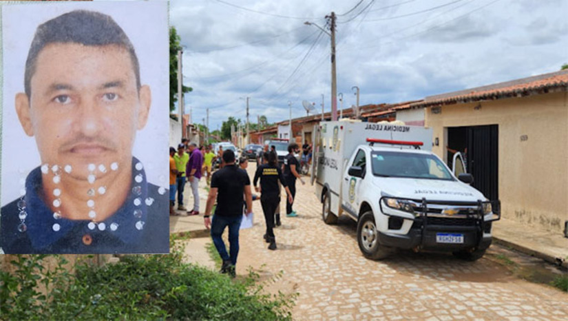Imagem 1 - Vítima Gutemberg Costa da Silva Rodrigues, de 42 anos, foi morto com seis tiros nas costas quando caminhava na Rua Raimunda Luzia da Conceição, no bairro Aeroporto II, em Mossoró-RN. Imagem 1 - Vítima Gutemberg Costa da Silva Rodrigues, de 42 anos, foi morto com seis tiros nas costas quando caminhava na Rua Raimunda Luzia da Conceição, no bairro Aeroporto II, em Mossoró-RN.