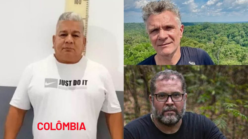 Imagem 1 - “Colômbia” foi o mandante dos assassinatos de Bruno Pereira e Dom Phillips, diz PF. Imagem 1 - “Colômbia” foi o mandante dos assassinatos de Bruno Pereira e Dom Phillips, diz PF.