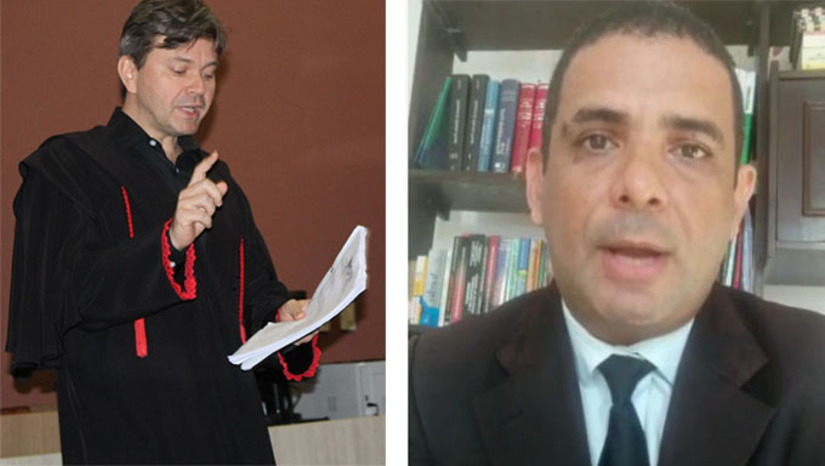 Imagem 1 - Combatendo os argumentos no pedido de relaxamento de prisão, o promotor de Justiça Italo Moreira Martins, assim como o assistente de acusação Natã Xavier, analisam que existem provas suficientes no processo levam a conclusão de que Junior Preto agiu com torpeza e covardia, quando assassinou Eliel Ferreira, juntamente com os outros dois acusados presos. Diante dos fatos, opinam pela permanência não só do principal acusado, Junior Preto, preso, mas os outros dois também. Imagem 1 - Combatendo os argumentos no pedido de relaxamento de prisão, o promotor de Justiça Italo Moreira Martins, assim como o assistente de acusação Natã Xavier, analisam que existem provas suficientes no processo levam a conclusão de que Junior Preto agiu com torpeza e covardia, quando assassinou Eliel Ferreira, juntamente com os outros dois acusados presos. Diante dos fatos, opinam pela permanência não só do principal acusado, Junior Preto, preso, mas os outros dois também.