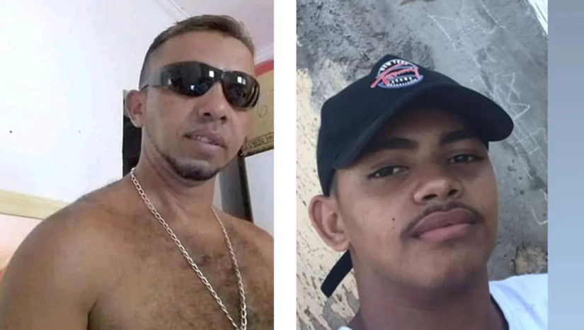 Imagem 1 - Antônio Ramilson da Silva, de 41 anos, estava na calçada de casa quando os atiradores chegaram gritando assalto e o mataram com mais de 50 tiros. Já Gilson Orlando Dantas, de 16 anos, foi baleado na região das Malvinas e morreu no Hospital Regional Tarcísio Maia. Os dois casos serão investigados pela Divisão de Homicídios de Mossoró. Imagem 1 - Antônio Ramilson da Silva, de 41 anos, estava na calçada de casa quando os atiradores chegaram gritando assalto e o mataram com mais de 50 tiros. Já Gilson Orlando Dantas, de 16 anos, foi baleado na região das Malvinas e morreu no Hospital Regional Tarcísio Maia. Os dois casos serão investigados pela Divisão de Homicídios de Mossoró.