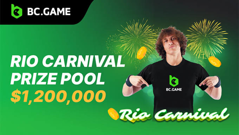 Imagem 1 - O ‘Carnaval do RIO’ oferece aos jogadores a chance de ganhar moedas ‘RIO’ para concorrer ao enorme prêmio total de $1,2 milhão oferecido pelo evento. As moedas RIO são moedas exclusivas criadas para o evento de carnaval da marca e podem ser obtidas, principalmente, por meio de depósitos ou apostas dentro do período válido. Imagem 1 - O ‘Carnaval do RIO’ oferece aos jogadores a chance de ganhar moedas ‘RIO’ para concorrer ao enorme prêmio total de $1,2 milhão oferecido pelo evento. As moedas RIO são moedas exclusivas criadas para o evento de carnaval da marca e podem ser obtidas, principalmente, por meio de depósitos ou apostas dentro do período válido.