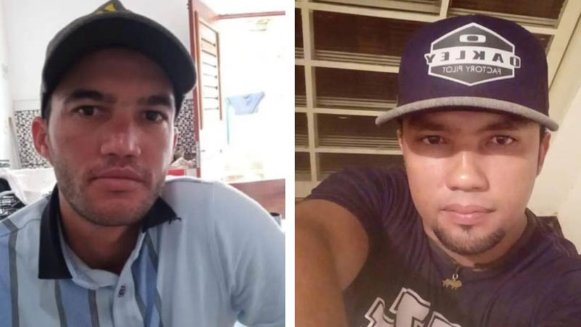 Imagem 1 -  Colisão frontal entre motos deixa duas pessoas mortas e outra ferida em Baraúna. O acidente aconteceu por volta das 21h deste domingo (26), na RN-015. De acordo com informações da Polícia Militar, as vítimas fatais, Luiz Cesar Paulino do Rosário [FOTO A A ESQUERDA], de 32 anos, e Samuel Santos da Silva, de 43 anos, trafegavam em suas motocicletas, em sentidos opostos da via, quando colidiram frontalmente. Os dois morreram no local. Uma terceira pessoa, identificada como Josemar Borges, que seguia como carona na motocicleta de Samuel, foi socorrida com vida para o HRTM. O estado de saúde dele é considerado grave. A Polícia Civil vai investigar as circunstâncias do acidente.