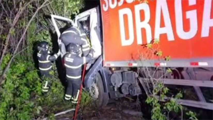 Imagem 1 - Dois caminhoneiros morreram em grave acidente na BR-304, entre Mossoró e Assú. O caso aconteceu na noite desta quarta-feira (5). As vítimas foram identificadas como Francisco Andriere da Fonseca, de 46 anos, e Eliezer Coelho de Souza, de 59 anos. De acordo com informações da PRF, os motoristas seguiam em seus caminhões no mesmo sentido da via, em determinado momento, Eliezer colidiu na traseira do caminhão de Francisco, fazendo com que ele perdesse o controle do veículo e saísse da pista. As causas do acidente ainda são desconhecidas e serão investigadas pela polícia civil. Imagem 1 - Dois caminhoneiros morreram em grave acidente na BR-304, entre Mossoró e Assú. O caso aconteceu na noite desta quarta-feira (5). As vítimas foram identificadas como Francisco Andriere da Fonseca, de 46 anos, e Eliezer Coelho de Souza, de 59 anos. De acordo com informações da PRF, os motoristas seguiam em seus caminhões no mesmo sentido da via, em determinado momento, Eliezer colidiu na traseira do caminhão de Francisco, fazendo com que ele perdesse o controle do veículo e saísse da pista. As causas do acidente ainda são desconhecidas e serão investigadas pela polícia civil.