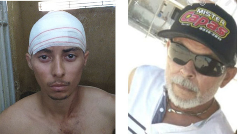 Imagem 1 -  "Aparentemente, é um cara com problemas psicológicos terríveis", diz o delegado Renato Oliveira, sobre Francisco Sueldo (à esq na foto.), que matou o pai com nome idêntico ao seu na manhã deste sábado, dia 15, na Avenida São Jerônimo, no bairro Santa Delmira, em Mossoró. (Foto Fim da Linha)