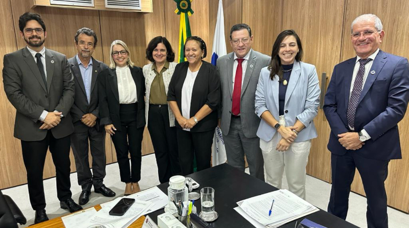 Imagem 1 -  No MS, Fátima firma novas parcerias para investimentos na saúde do RN. 