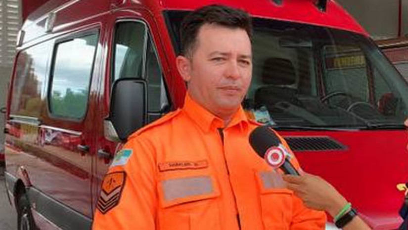 Imagem 1 -  Bombeiro dá dicas de segurança para evitar acidentes com fogueiras. Nas noites que precedem os dias celebrativos aos três santos católicos do mês de junho, Santo Antônio, São João e São Pedro, é tradição acender fogueiras nas ruas. Apesar de representar um momento de alegria e descontração, atividades utilizando fogo podem ser perigosas em diversos aspectos. Pensando nisso, o Sargento Sharlon, do corpo de bombeiros de Mossoró, deu dicas de como aproveitar com segurança a véspera de São Pedro, nesta quarta-feira (28).
