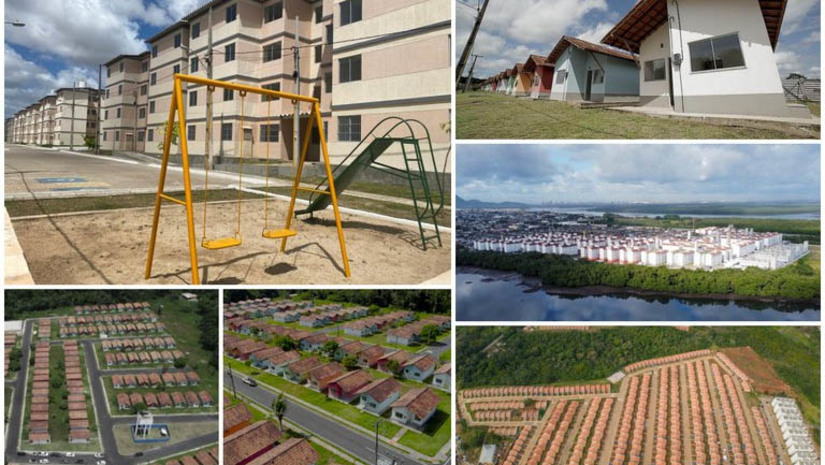 Imagem 1 - Lei que cria o novo programa “Minha Casa, Minha Vida” será sancionada nesta quinta, 13. A sanção por parte do presidente Lula ocorre após a aprovação pelo Congresso Nacional da Medida Provisória (MP) 1162/2023 que já estava em vigor desde fevereiro. O ministro das Cidades, Jader Filho, e a presidente da Caixa Econômica Federal, Rita Serrano, participam do evento. O Minha Casa, Minha Vida é o maior programa de habitação popular já executado no Brasil. Gerido pelo Ministério das Cidades, foi criado em 2009, e já entregou mais de 6 milhões de unidades habitacionais. Até 2026, a meta é contratar mais 2 milhões de moradias pelo programa. Imagem 1 - Lei que cria o novo programa “Minha Casa, Minha Vida” será sancionada nesta quinta, 13. A sanção por parte do presidente Lula ocorre após a aprovação pelo Congresso Nacional da Medida Provisória (MP) 1162/2023 que já estava em vigor desde fevereiro. O ministro das Cidades, Jader Filho, e a presidente da Caixa Econômica Federal, Rita Serrano, participam do evento. O Minha Casa, Minha Vida é o maior programa de habitação popular já executado no Brasil. Gerido pelo Ministério das Cidades, foi criado em 2009, e já entregou mais de 6 milhões de unidades habitacionais. Até 2026, a meta é contratar mais 2 milhões de moradias pelo programa.
