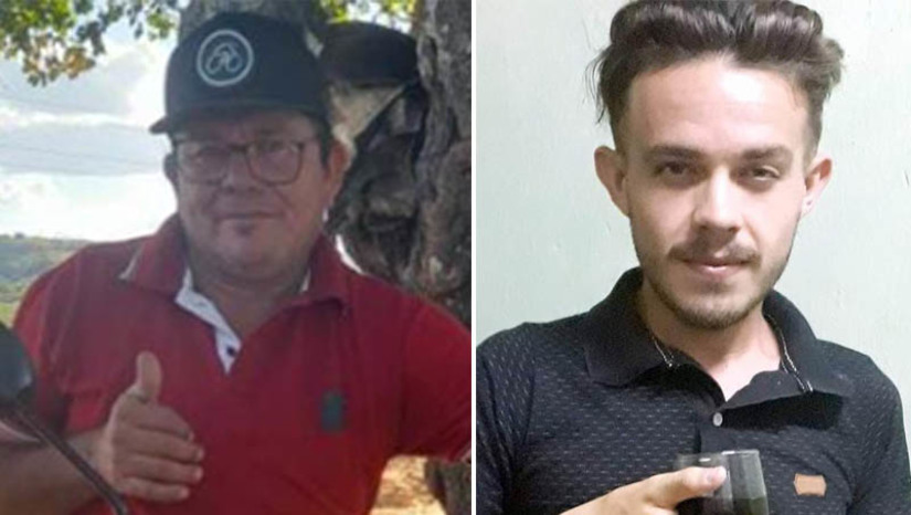 Imagem 1 - Dupla é encontrada morta em região de mata, no município de Serrinha dos PintosOs corpos de Cezanildo Alves de Oliveira, conhecido como “Preto”, de 44 anos, e Francisco Jacinto Bezerra de Mesquita, conhecido como “Galeguinho”, de 24 anos, foram encontrados por volta das 14h deste domingo (6). Os dois desapareceram no sábado (5), após saírem do município de João Dias, por volta das 12h, com destino a Antônio Martins, onde morava a namorada de Francisco. De acordo com informações do delegado Murilo Baessa, o veículo onde a dupla estava foi encontrado em uma área de mata, próximo a subida da serra. Acredita-se que eles tenham sofrido uma emboscada e foram levados para serem executados na mata. As investigações seguem a fim de identificar a autoria e motivação do crime. Imagem 1 - Dupla é encontrada morta em região de mata, no município de Serrinha dos PintosOs corpos de Cezanildo Alves de Oliveira, conhecido como “Preto”, de 44 anos, e Francisco Jacinto Bezerra de Mesquita, conhecido como “Galeguinho”, de 24 anos, foram encontrados por volta das 14h deste domingo (6). Os dois desapareceram no sábado (5), após saírem do município de João Dias, por volta das 12h, com destino a Antônio Martins, onde morava a namorada de Francisco. De acordo com informações do delegado Murilo Baessa, o veículo onde a dupla estava foi encontrado em uma área de mata, próximo a subida da serra. Acredita-se que eles tenham sofrido uma emboscada e foram levados para serem executados na mata. As investigações seguem a fim de identificar a autoria e motivação do crime.