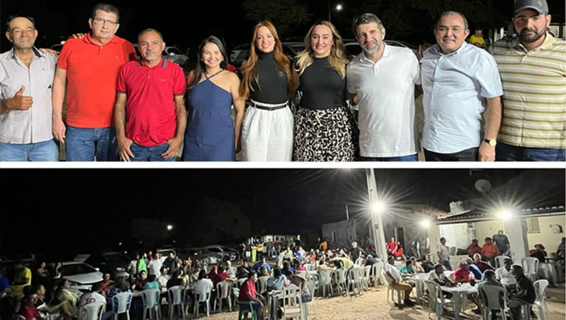 Imagem 1 -  A definição se deu nesta sexta-feira, dia 8, em reunião no Sítio Piató, do ex-prefeito José Bernadino, de Alexandria; Além do anfitrião, José Bernardino, o ex-prefeito Alberto Patrício, ex-vereador Lobão, a advogada Klarissa Ferreira, empresária Aline e Berguinho, o médico Dr. David Abrantes e vereador Alan Oliveira. Estas lideranças caminham com seus familiares. Pelo bloco de situação, ainda não tem um novo definido para concorrer ao pleito. A prefeita Jeane Saraiva Ferreira se mostra concentrada na condução do município.