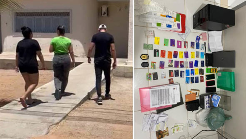 Imagem 1 - Ex-gerente de estabelecimento bancário de Umarizal é presa por enganar e desviar dinheiro de idosos. De acordo com o delegado Matheus Ramalho, titular da delegacia de Umarizal, uma mulher identificada como Cristiana Costa Filgueira teria se aproveitado de uma relação de confiança que criou com pessoas idosas e realizou diversos empréstimos em nomes desses, além de desviar valores referentes a pensões e aposentadoria das vítimas para sua conta e contas de seus familiares. Ela foi autuada por furto qualificado mediante fraude e por estelionato contra idosos. Ainda segundo o delegado, vítimas ainda estão sendo ouvidas e o prejuízo à população já gira em torno de R$ 400 mil. Imagem 1 - Ex-gerente de estabelecimento bancário de Umarizal é presa por enganar e desviar dinheiro de idosos. De acordo com o delegado Matheus Ramalho, titular da delegacia de Umarizal, uma mulher identificada como Cristiana Costa Filgueira teria se aproveitado de uma relação de confiança que criou com pessoas idosas e realizou diversos empréstimos em nomes desses, além de desviar valores referentes a pensões e aposentadoria das vítimas para sua conta e contas de seus familiares. Ela foi autuada por furto qualificado mediante fraude e por estelionato contra idosos. Ainda segundo o delegado, vítimas ainda estão sendo ouvidas e o prejuízo à população já gira em torno de R$ 400 mil.