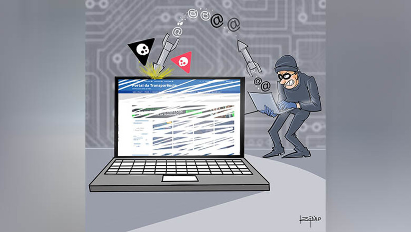   [COLUNA ESPLANADA] O Portal da Transparência do Governo Federal ficou fora do ar por cerca de 12 horas, no fim de semana. A suspeita é de ataques promovidos por um grupo cibercriminoso pró-Palestina. Além do Brasil, Índia, Canadá, Polônia e Espanha também foram alvos de ataques. Empresas de telecomunicações e bancos reforçaram os protocolos de segurança. Foi identificado, por empresas prestadoras de serviços de segurança para órgãos do Governo, um tráfego anormal que sugere tentativas de invasão. O grupo, chamado Irox Team, emitiu comunicados afirmando que os ataques visam “aniquilar por completo o ambiente virtual daqueles que respaldam os judeus israelenses”.