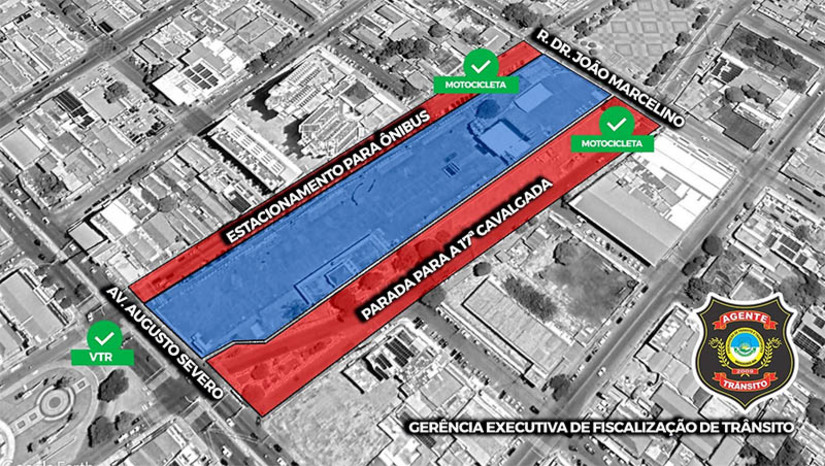 Imagem 1 -  Veja as vias que serão interditadas para o lançamento da “Estação Natal”, neste sábado (25). Os condutores devem ficar atentos às interdições, que acontecerão a partir das 17h de amanhã (25). As ações serão necessárias para a realização do projeto “Estação Natal” e para garantir a segurança das pessoas que vão prestigiar o evento. A equipe dos agentes de trânsito estará disponível para contribuir no controle de tráfego e no auxílio dos motoristas no direcionamento de rotas alternativas.
