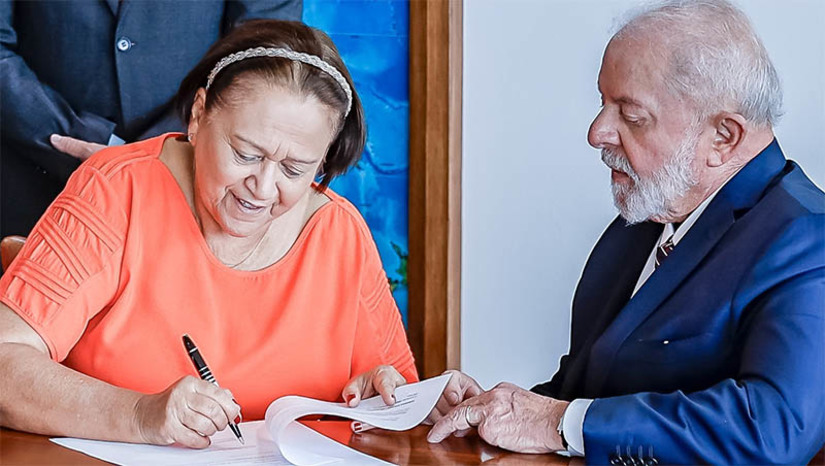 Imagem 1 - RN garante R$ 427 milhões para investimento em rodovias estaduais. O Governo do Estado assinou nesta terça-feira (9) operação de crédito com o Banco do Brasil, marcando a primeira liberação de recursos provenientes do Plano de Promoção do Equilíbrio Fiscal (PEF). A expectativa é que os primeiros editais de licitação sejam lançados nos próximos dias. A liberação do dinheiro, detalha a governadora Fátima Bezerra, será feita a partir do avanço na execução das obras. Imagem 1 - RN garante R$ 427 milhões para investimento em rodovias estaduais. O Governo do Estado assinou nesta terça-feira (9) operação de crédito com o Banco do Brasil, marcando a primeira liberação de recursos provenientes do Plano de Promoção do Equilíbrio Fiscal (PEF). A expectativa é que os primeiros editais de licitação sejam lançados nos próximos dias. A liberação do dinheiro, detalha a governadora Fátima Bezerra, será feita a partir do avanço na execução das obras.