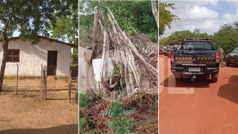 Imagem 1 - Buscas por fugitivos da penitência federal se voltam para o Rancho da Caça após residência ser arrombada. Segundo o morador que teve a casa arrombada, foram levados do local biscoito, roupas, tênis, melancia, queijo, pão de forma, margarina e fósforo. Pela proximidade, a suspeita inicial é que o arrombamento possa ter sido cometido pelos dois apenados que fugiram da penitenciária federal, na madrugada desta quarta-feira (14). Imagem 1 - Buscas por fugitivos da penitência federal se voltam para o Rancho da Caça após residência ser arrombada. Segundo o morador que teve a casa arrombada, foram levados do local biscoito, roupas, tênis, melancia, queijo, pão de forma, margarina e fósforo. Pela proximidade, a suspeita inicial é que o arrombamento possa ter sido cometido pelos dois apenados que fugiram da penitenciária federal, na madrugada desta quarta-feira (14).