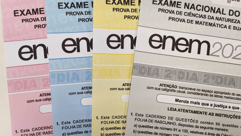 Imagem 1 - Estudantes que têm direito ao programa Pé-de-Meia podem fazer o Enem 2024 de graça. Estudantes da 3ª série do ensino médio (de escola pública) que comparecerem aos dois dias de Enem (incluindo uma eventual reaplicação) terão direito ao incentivo de R$ 200, após a conclusão dessa etapa educacional. Cabe pontuar que é necessário solicitar a isenção da taxa de inscrição ao Instituto Nacional de Estudos e Pesquisas Educacionais Anísio Teixeira (Inep) até o dia 26 de abril. A solicitação deve ser feita por meio da Página do Participante. Imagem 1 - Estudantes que têm direito ao programa Pé-de-Meia podem fazer o Enem 2024 de graça. Estudantes da 3ª série do ensino médio (de escola pública) que comparecerem aos dois dias de Enem (incluindo uma eventual reaplicação) terão direito ao incentivo de R$ 200, após a conclusão dessa etapa educacional. Cabe pontuar que é necessário solicitar a isenção da taxa de inscrição ao Instituto Nacional de Estudos e Pesquisas Educacionais Anísio Teixeira (Inep) até o dia 26 de abril. A solicitação deve ser feita por meio da Página do Participante.