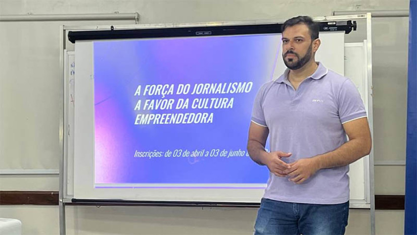 Imagem 1 - 11º Prêmio Sebrae de Jornalismo é apresentado à imprensa mossoroense. O prêmio visa reconhecer matérias que melhor abordem o tema do empreendedorismo, considerando os diversos aspectos relacionados a este universo no Brasil. A 11ª edição do prêmio foi lançada no município de Mossoró na manhã desta sexta-feira (10), na sede do Sebrae. O encontrou contou com a participação de profissionais de imprensa de vários diversos veículos de comunicação do município. Imagem 1 - 11º Prêmio Sebrae de Jornalismo é apresentado à imprensa mossoroense. O prêmio visa reconhecer matérias que melhor abordem o tema do empreendedorismo, considerando os diversos aspectos relacionados a este universo no Brasil. A 11ª edição do prêmio foi lançada no município de Mossoró na manhã desta sexta-feira (10), na sede do Sebrae. O encontrou contou com a participação de profissionais de imprensa de vários diversos veículos de comunicação do município.