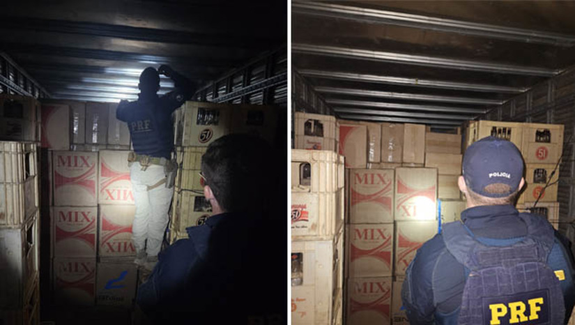 Imagem 1 - PRF apreende carga de cigarros contrabandeados avaliada em cerca de R$ 500 mil. A apreensão aconteceu na madrugada desta sexta-feira (17), em Assú/RN. De acordo com a PRF, o veículo, um caminhão com aproximadamente 145 mil maços de cigarros contrabandeados, partiu da região de Natal, pela BR 406. Passou pela estrada do óleo, entrou na RN 118 e ingressou na BR 304, na altura do município de Itaja, por onde seguiu na direção de Mossoró-RN até o km 106, onde foi abordado. Os cigarros apreendidos são de origem estrangeira e a comercialização é proibida no Brasil. O motorista, um homem de 22 anos, foi preso e encaminhado para a sede da PF, em Mossoró. Imagem 1 - PRF apreende carga de cigarros contrabandeados avaliada em cerca de R$ 500 mil. A apreensão aconteceu na madrugada desta sexta-feira (17), em Assú/RN. De acordo com a PRF, o veículo, um caminhão com aproximadamente 145 mil maços de cigarros contrabandeados, partiu da região de Natal, pela BR 406. Passou pela estrada do óleo, entrou na RN 118 e ingressou na BR 304, na altura do município de Itaja, por onde seguiu na direção de Mossoró-RN até o km 106, onde foi abordado. Os cigarros apreendidos são de origem estrangeira e a comercialização é proibida no Brasil. O motorista, um homem de 22 anos, foi preso e encaminhado para a sede da PF, em Mossoró.