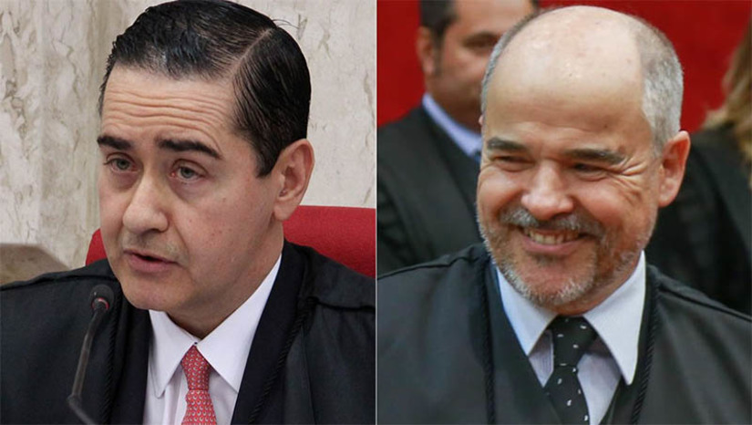 Imagem 1 - STF mantém decisão do CNJ sobre afastamento de desembargadores do TRF-4. Os magistrados Loraci Flores de Lima e Carlos Eduardo Thompson Flores Lenz, atuaram na Operação Lava Jato e respondem a uma reclamação disciplinar no CNJ. Em abril, eles foram afastados por decisão individual do corregedor nacional de Justiça, ministro Luis Felipe Salomão, mantida pelo plenário do órgão. Os dois pediram a concessão de liminar para retornar ao exercício de suas funções. Ao negar o pedido, o ministro Flávio Dino destacou a necessidade da atuação do CNJ em razão do cenário de anulação de processos envolvendo a Lava Jato. A seu ver, cabe ao órgão adotar medidas que evitem novas nulidades processuais causadas por má conduta de magistrados. Imagem 1 - STF mantém decisão do CNJ sobre afastamento de desembargadores do TRF-4. Os magistrados Loraci Flores de Lima e Carlos Eduardo Thompson Flores Lenz, atuaram na Operação Lava Jato e respondem a uma reclamação disciplinar no CNJ. Em abril, eles foram afastados por decisão individual do corregedor nacional de Justiça, ministro Luis Felipe Salomão, mantida pelo plenário do órgão. Os dois pediram a concessão de liminar para retornar ao exercício de suas funções. Ao negar o pedido, o ministro Flávio Dino destacou a necessidade da atuação do CNJ em razão do cenário de anulação de processos envolvendo a Lava Jato. A seu ver, cabe ao órgão adotar medidas que evitem novas nulidades processuais causadas por má conduta de magistrados.